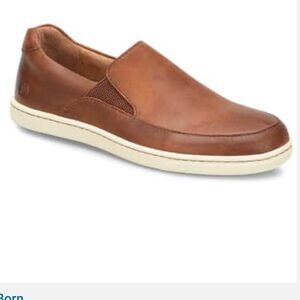 Born Aleksander Men’s Tan Leather Slip-On Loafers